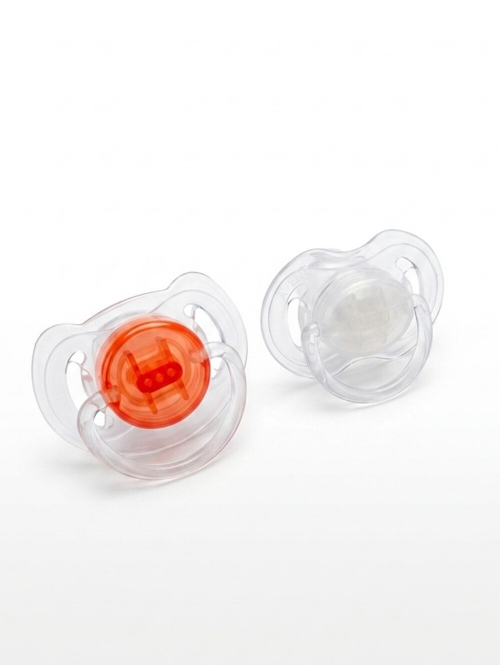 Vintage Philips Avent Classic Translucent Pacifiers | Made in England | Set of 2